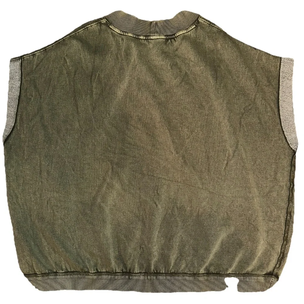 Free People Grove Pullover Green Size Med Oversized !!CHECK Measurements!! - Picture 7 of 13